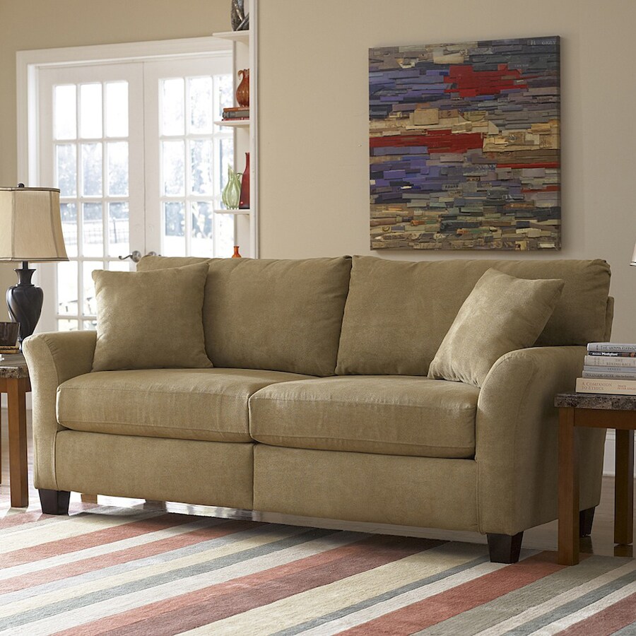 Sofab Shag Atlas Prairie Synthetic Stationary Sofa In The Couches Sofas Loveseats Department At Lowes Com