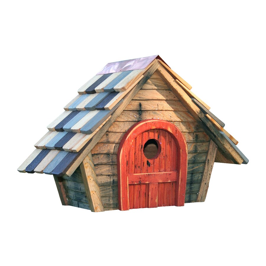  Heartwood 15-in W x 11-in H x 8-in D Natural Bird House at Lowes.com