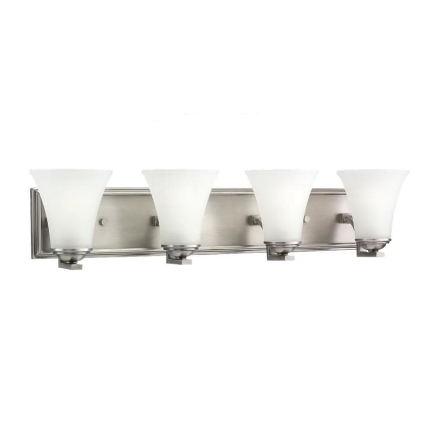 Shop Sea Gull Lighting 4-Light Somerton Antique Brushed Nickel Bathroom Vanity Light at Lowes.com