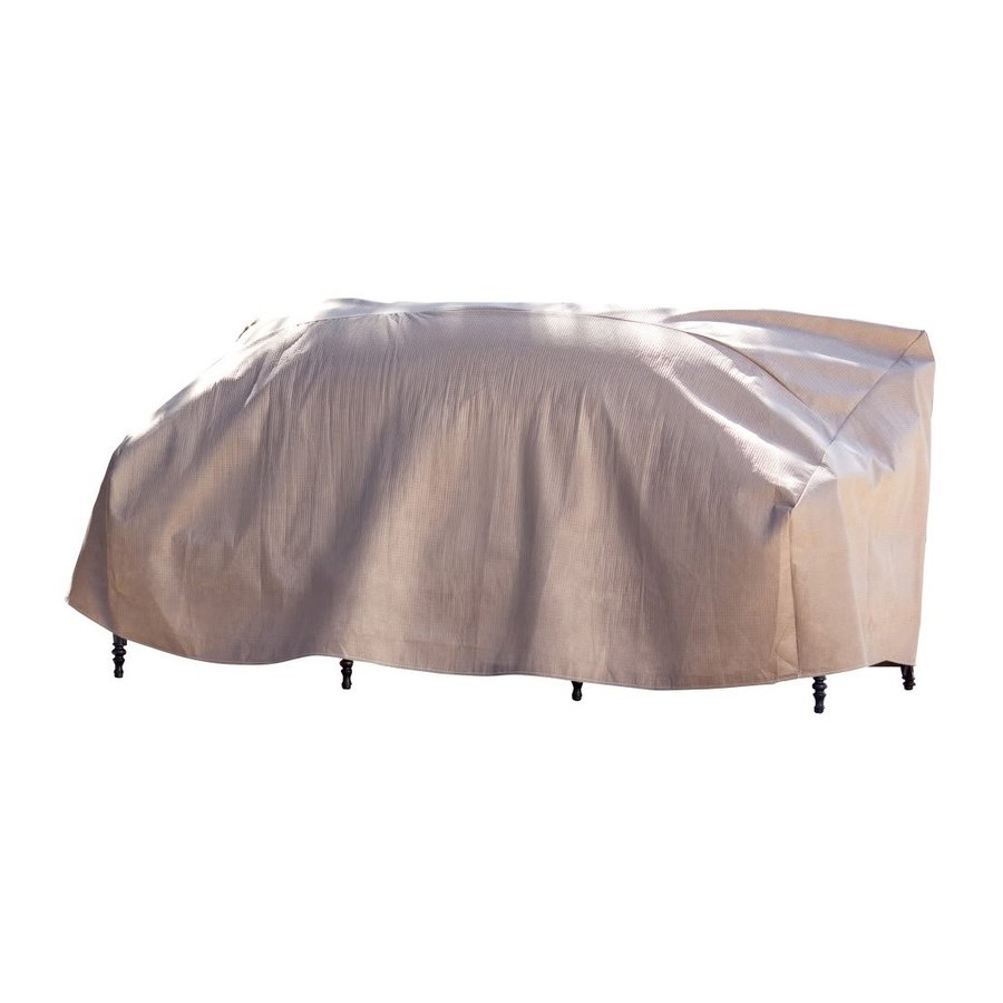 Duck Covers Cappuccino Polypropylene Sofa Cover In The Patio Furniture Covers Department At Lowes Com