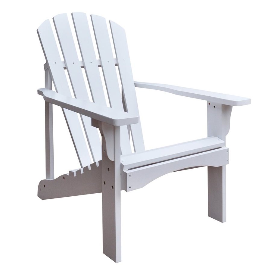 Shine Company Rockport Cedar Adirondack Chair with Slat at 0