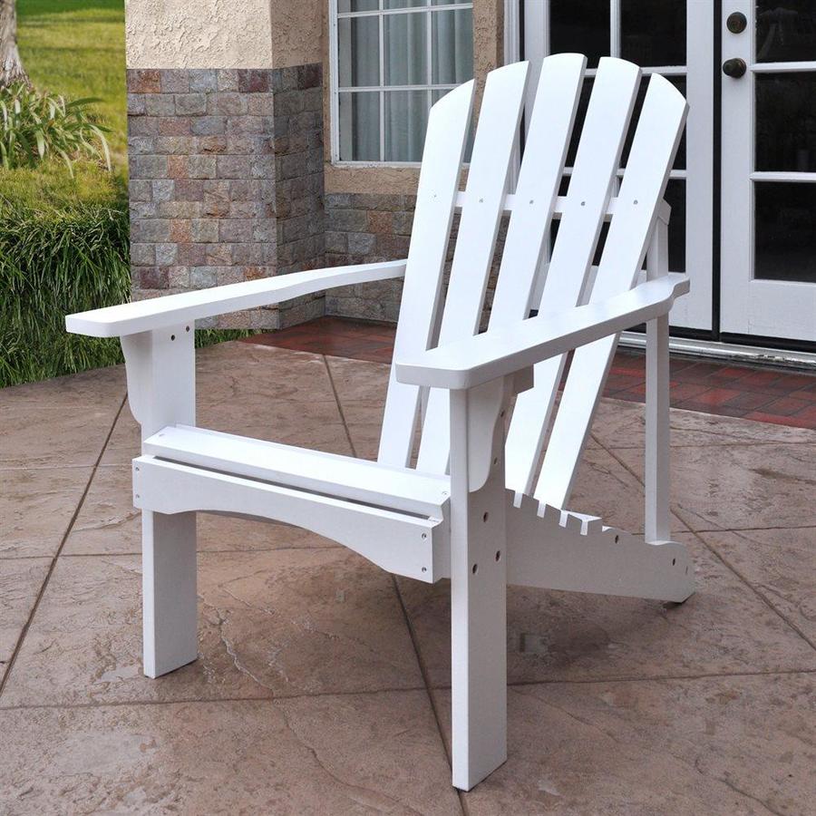 Shine Company Rockport Cedar Adirondack Chair with Slat at 0