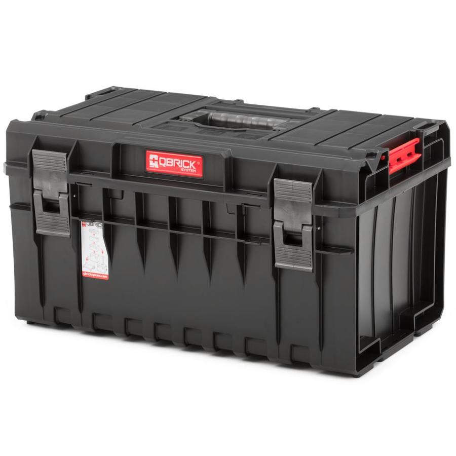 Qbrick System One 350 Basic 23.62-in Black Plastic Lockable Tool Box In 