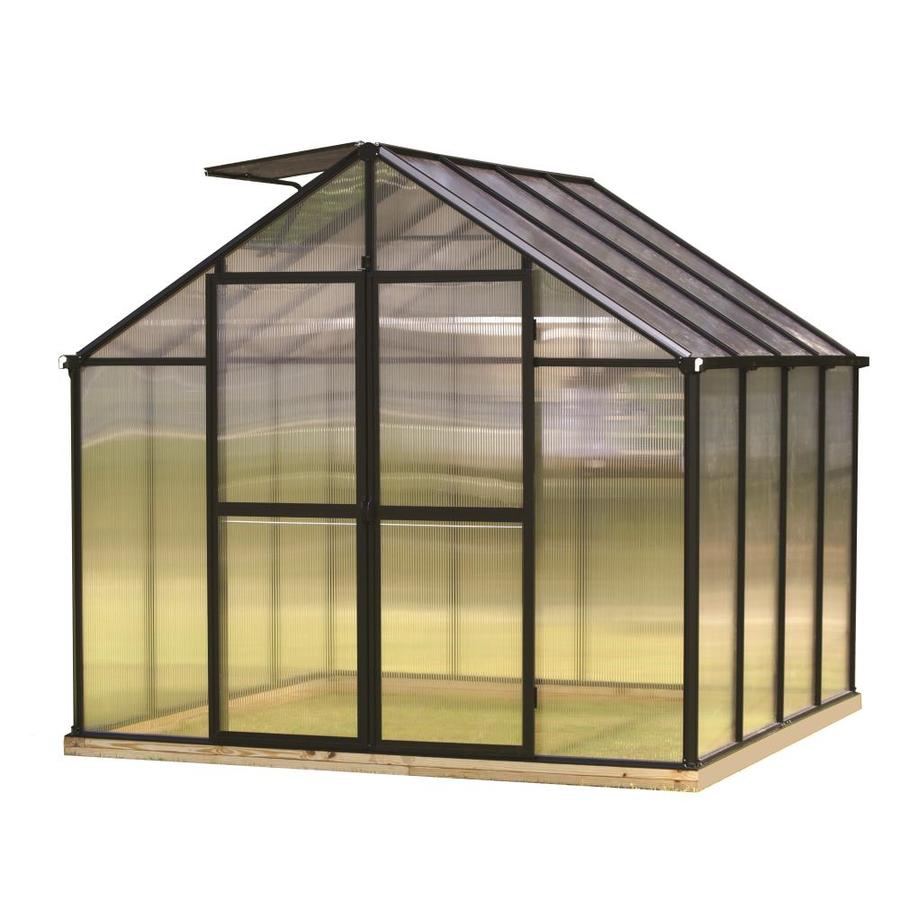 Monticello 8.1-ft L X 8.1-ft W X 7.6-ft H Greenhouse In The Greenhouses 