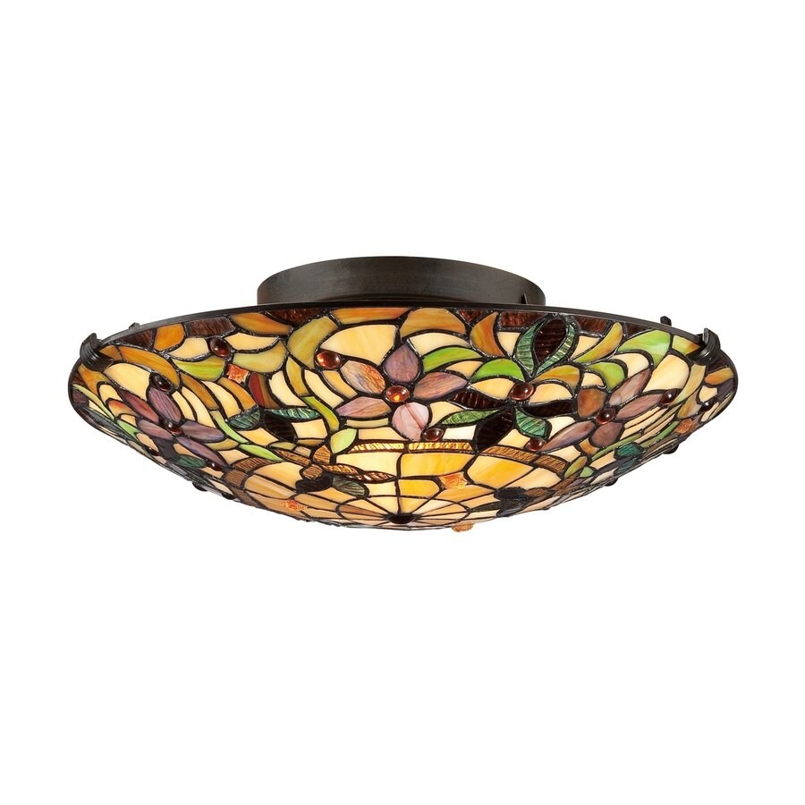 lowes stained glass light