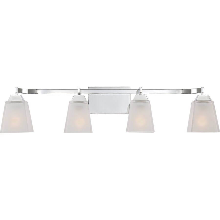 Quoizel Loft 4 Light Chrome Modern Contemporary Vanity Light In The Vanity Lights Department At Lowes Com