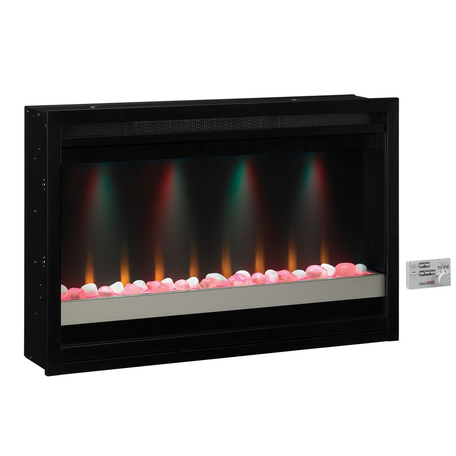 Shop ClassicFlame 36in Black Electric Fireplace Insert at