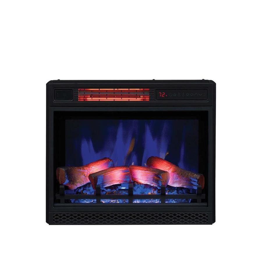 ClassicFlame 23.6in Black Electric Fireplace Insert in the Electric