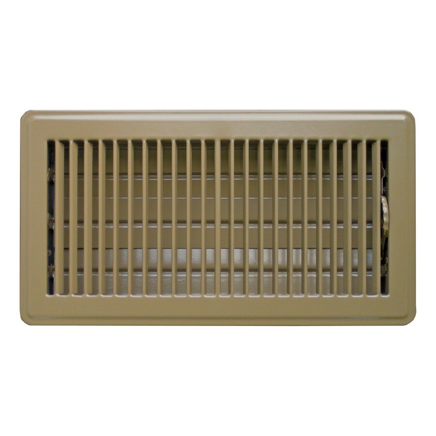 Accord Ventilation Brown Floor Register (Duct Opening 6in x 8in