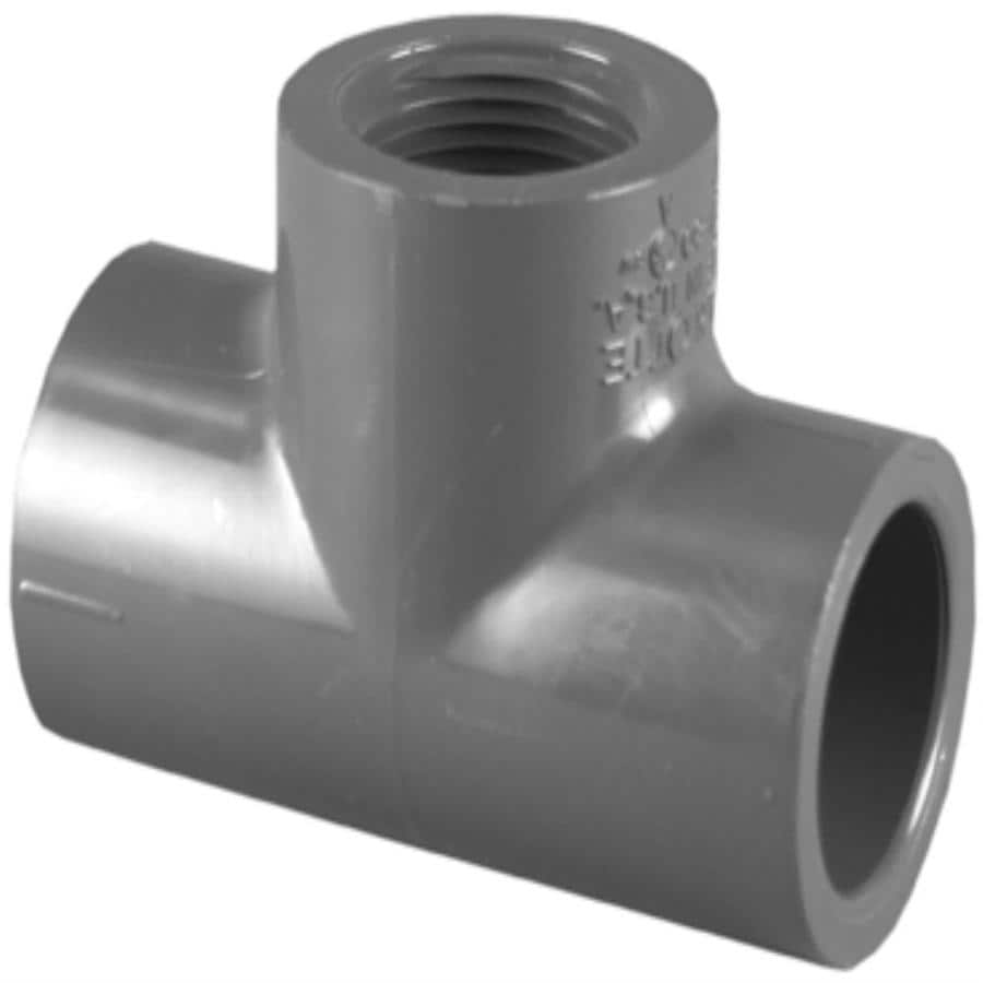 Charlotte Pipe 3/4-in Dia PVC Sch 80 Tee PVC 08401 1200 for sale online 