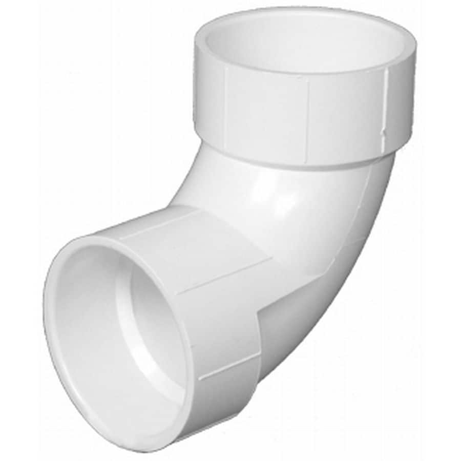 Shop Charlotte Pipe 14 In Dia 90 Degree Pvc Elbow Fitting At