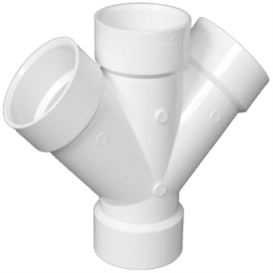 Shop Charlotte Pipe 12-in dia PVC Double Wye Fitting at Lowes.com