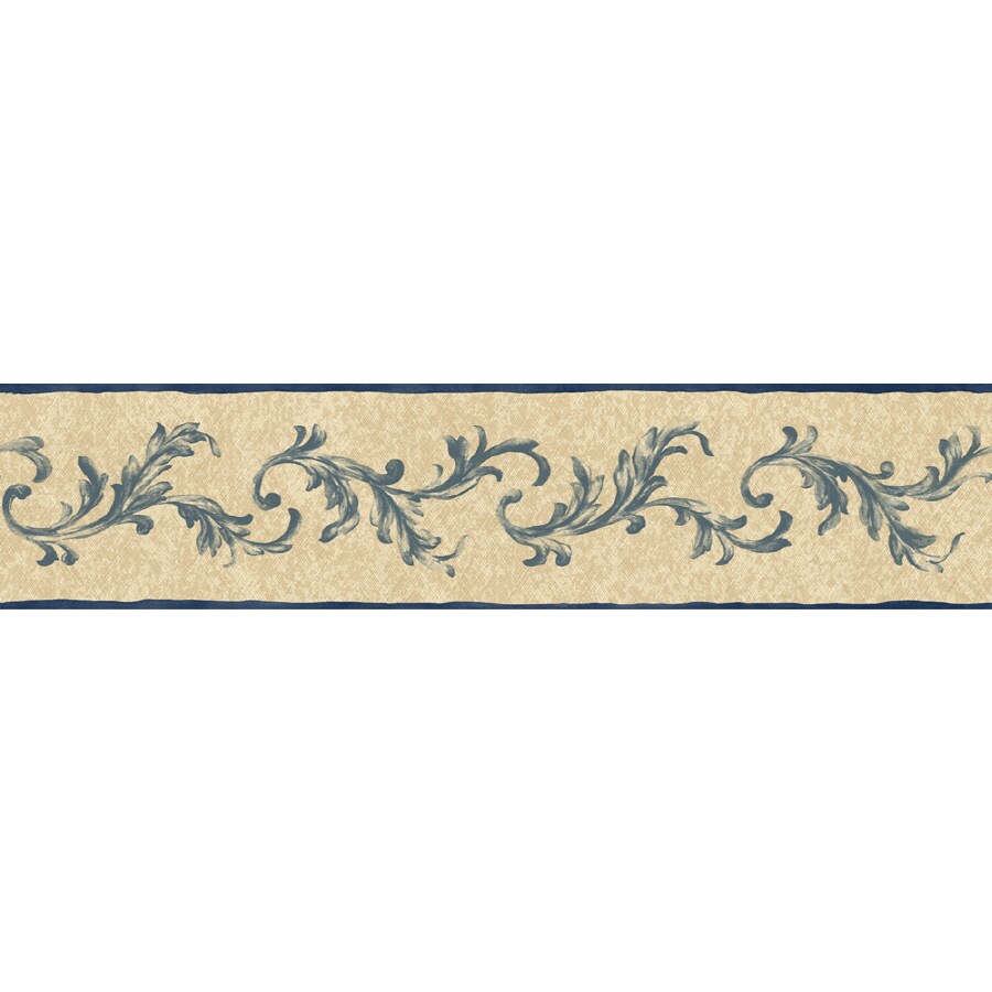 Sunworthy 4-1/8" Traditional Scroll Prepasted Wallpaper Border At Lowes.com