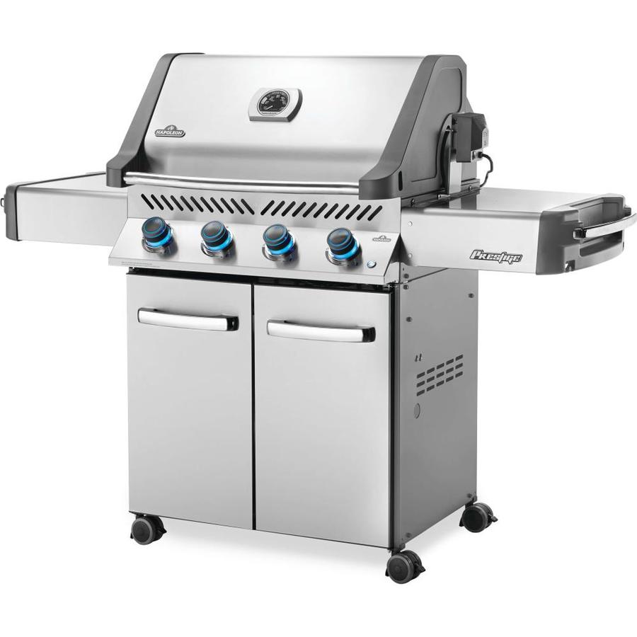 NAPOLEON Prestige Stainless Steel 4Burner Natural Gas Grill in the Gas Grills department at