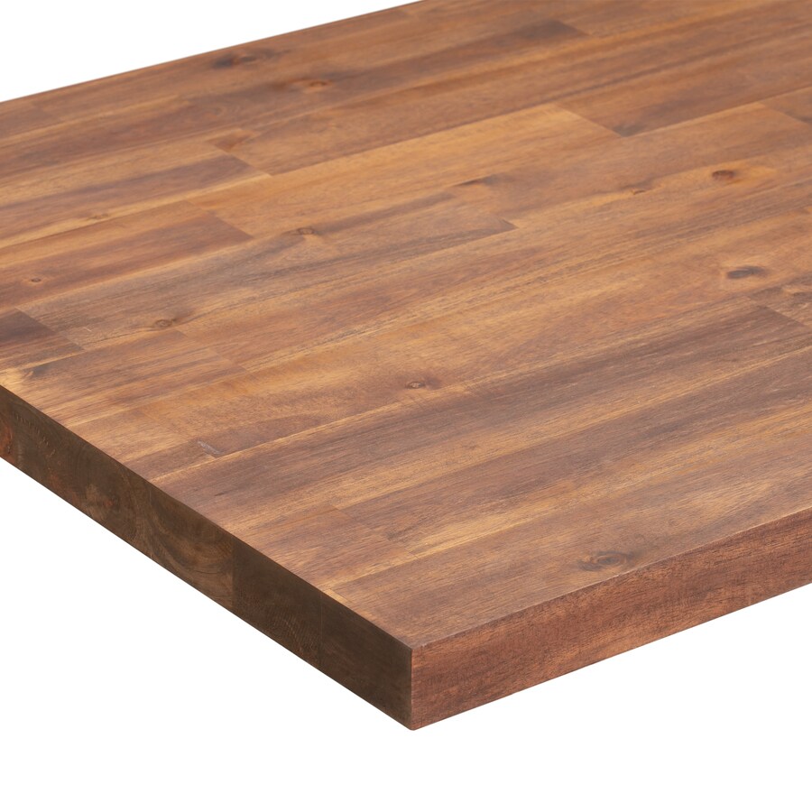 Sparrow Peak 6ft Spice Stained Straight Butcher Block Acacia Kitchen