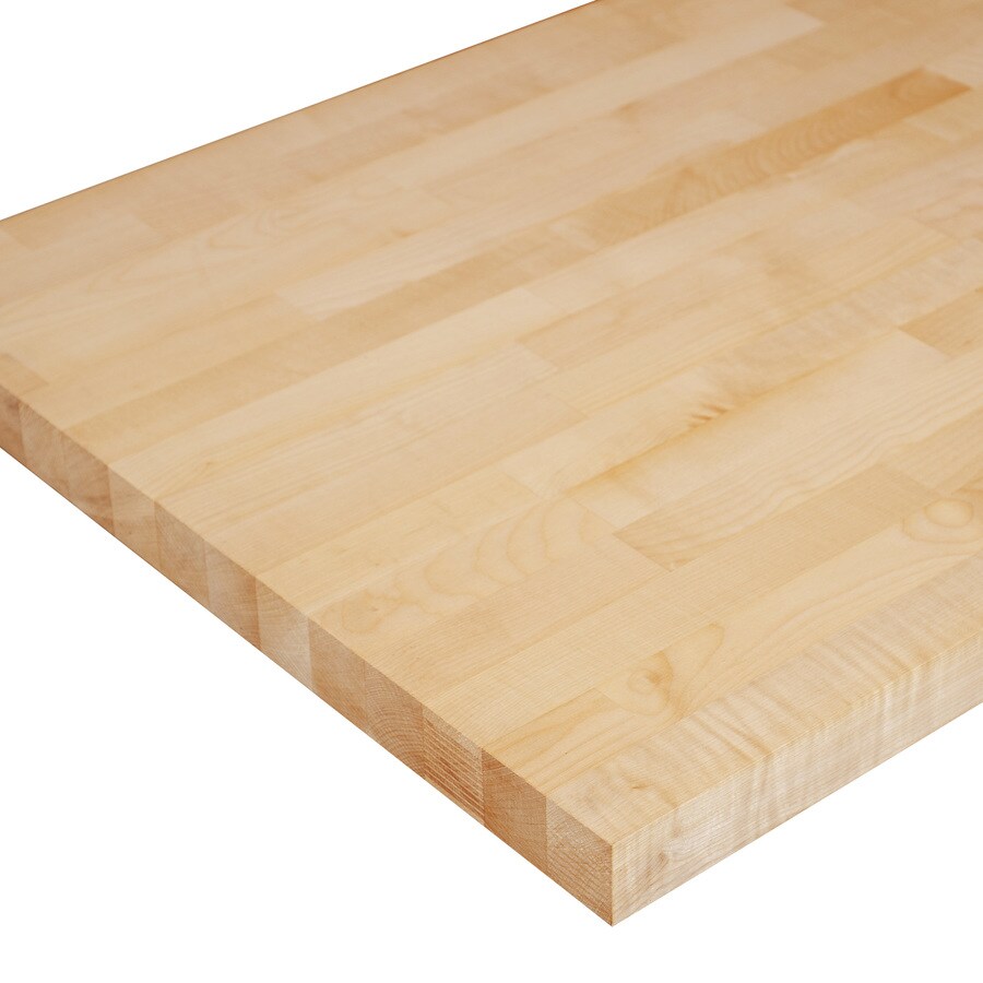 Sparrow Peak Maple 6 Ft Unfinished Natural Straight Butcher Block Maple