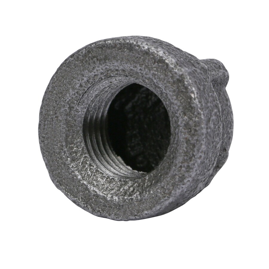 B&K 1/4in x 1/4in dia Black Iron Cap Fitting in the Black Pipe & Fittings department at