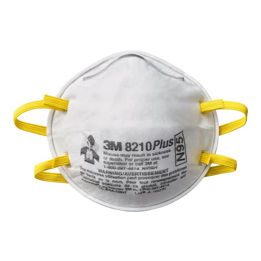 3M 20Pack Disposable N95 Sanding and Fiberglass Safety Mask in the