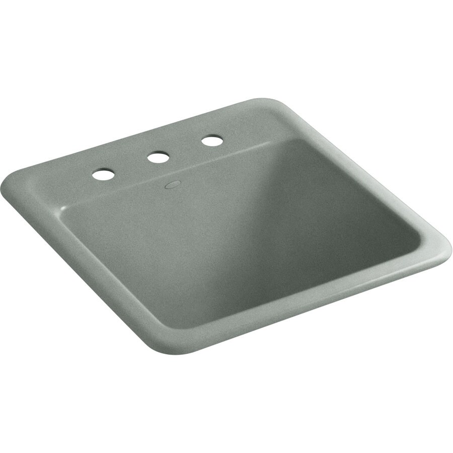 Shop KOHLER Basalt Cast Iron Laundry Sink at Lowes.com