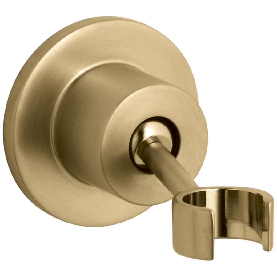 Shop KOHLER Stillness Vibrant Moderne Brushed Gold Hand Shower Holder