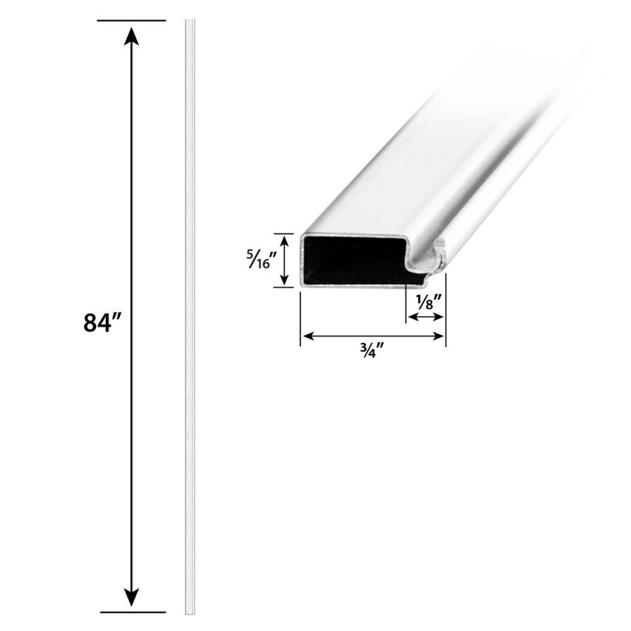 SCREENGUARD 5/16in x 7ft White Aluminum Replacement Screen Kit in the