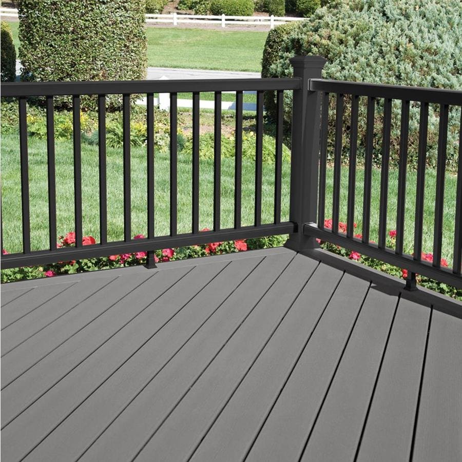 Style Selections 20-ft Natural Grey Composite Deck Board in the