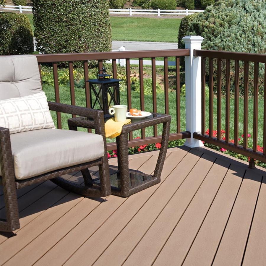 Style Selections 8-ft Natural Brown Composite Fascia Deck Board At ...