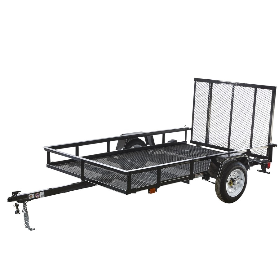 Shop CarryOn Trailer 5ft x 8ft Wire Mesh Utility Trailer with Gate