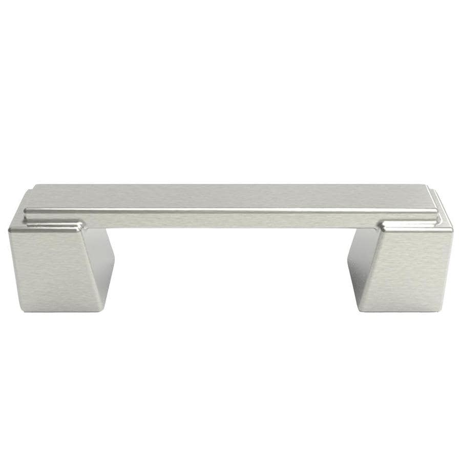 allen + roth 3in Center to Center Satin Nickel Rectangular Handle