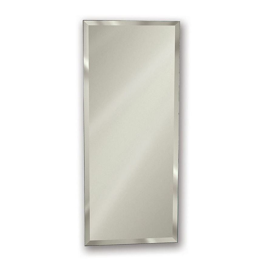 Jensen Gallery 15 In X 35 In Rectangle Surface Recessed Mirrored Medicine Cabinet In The Medicine Cabinets Department At Lowes Com