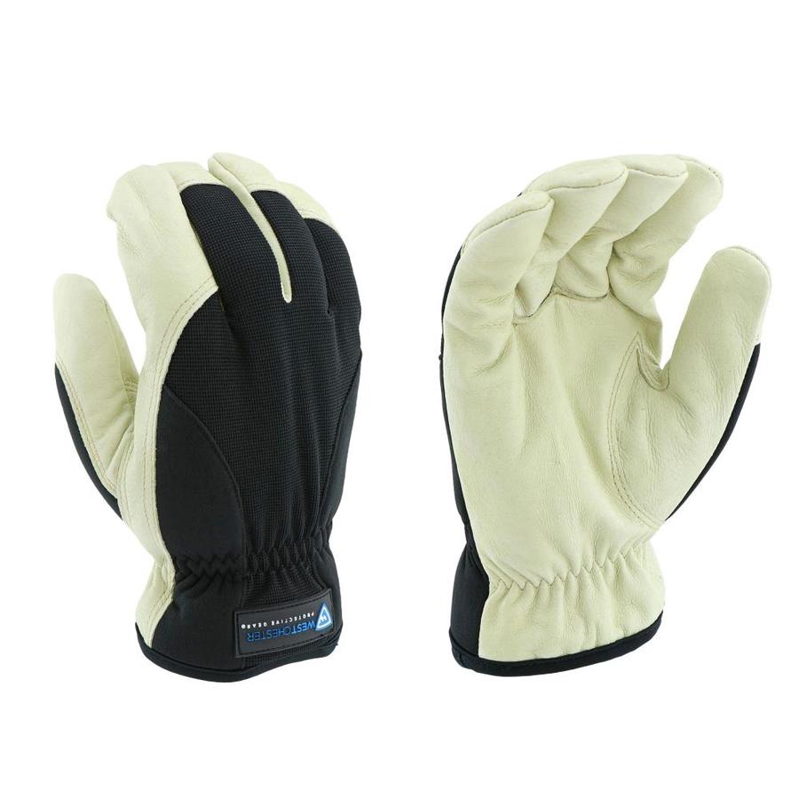 leather snow gloves