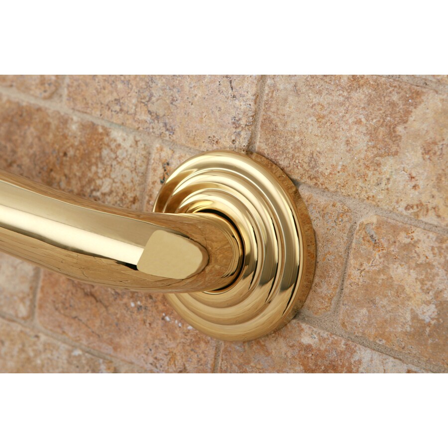 Kingston Brass Traditional 24in Polished Brass Wall Mount (ADA