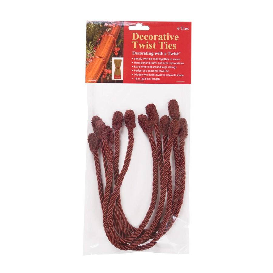 shop haute decor 6 pack decorative fabric garland tie at shop haute decor 6 pack decorative fabric garland tie at