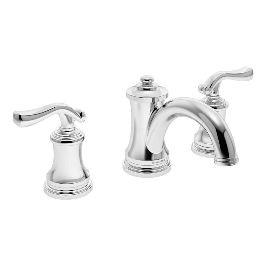 Symmons Winslet Chrome 2-Handle Widespread WaterSense Bathroom Faucet ...