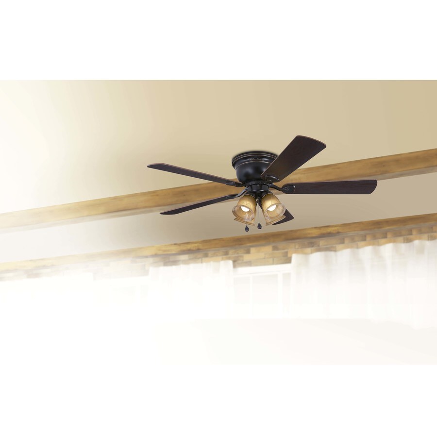 Harbor Breeze Centreville 52in OilRubbed Bronze LED Indoor Flush