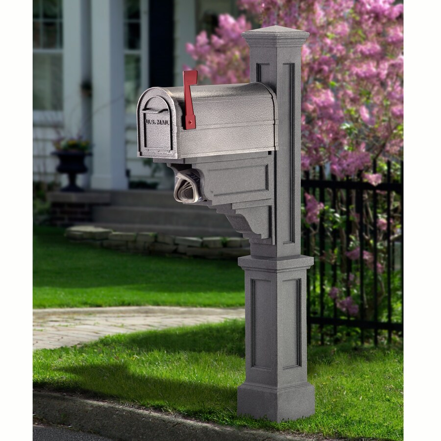 Mayne Dover 4 x 4 Granite Polymer Mailbox Post in the Mailbox Posts