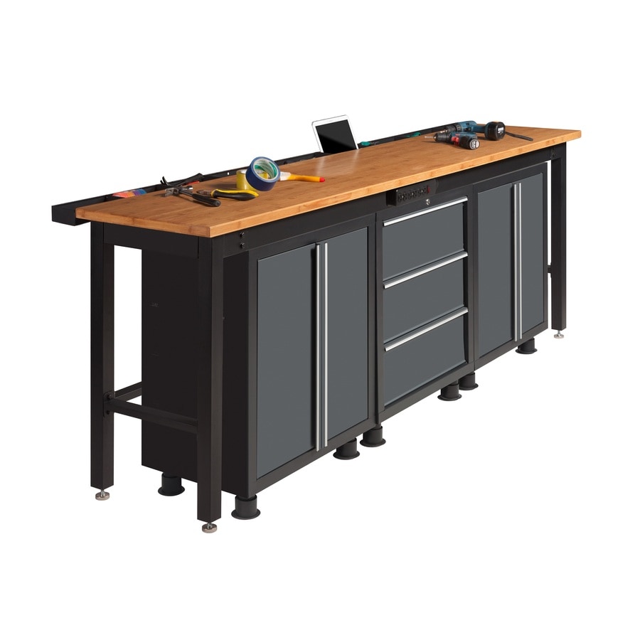 Shop NewAge Products 96in W x 36in H Wood Work Bench at