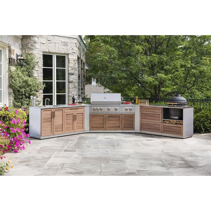 NewAge Products Modular Outdoor Kitchen Modular Prep Station in the