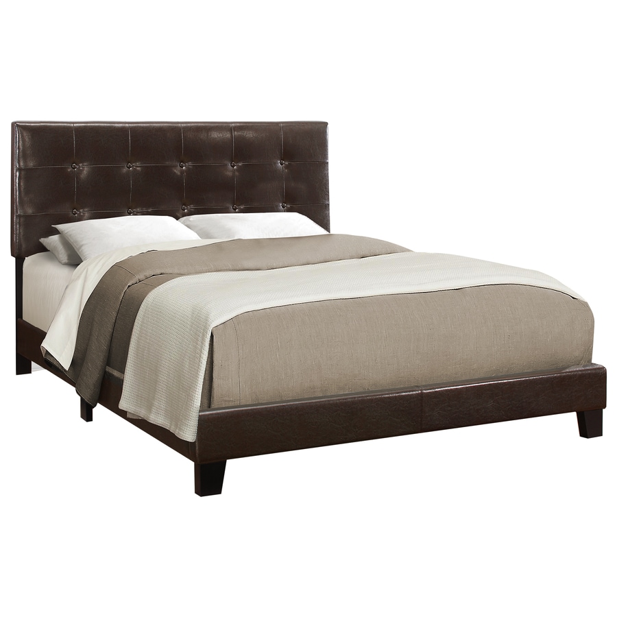 Featured image of post Dark Brown Wood Queen Bed Frame