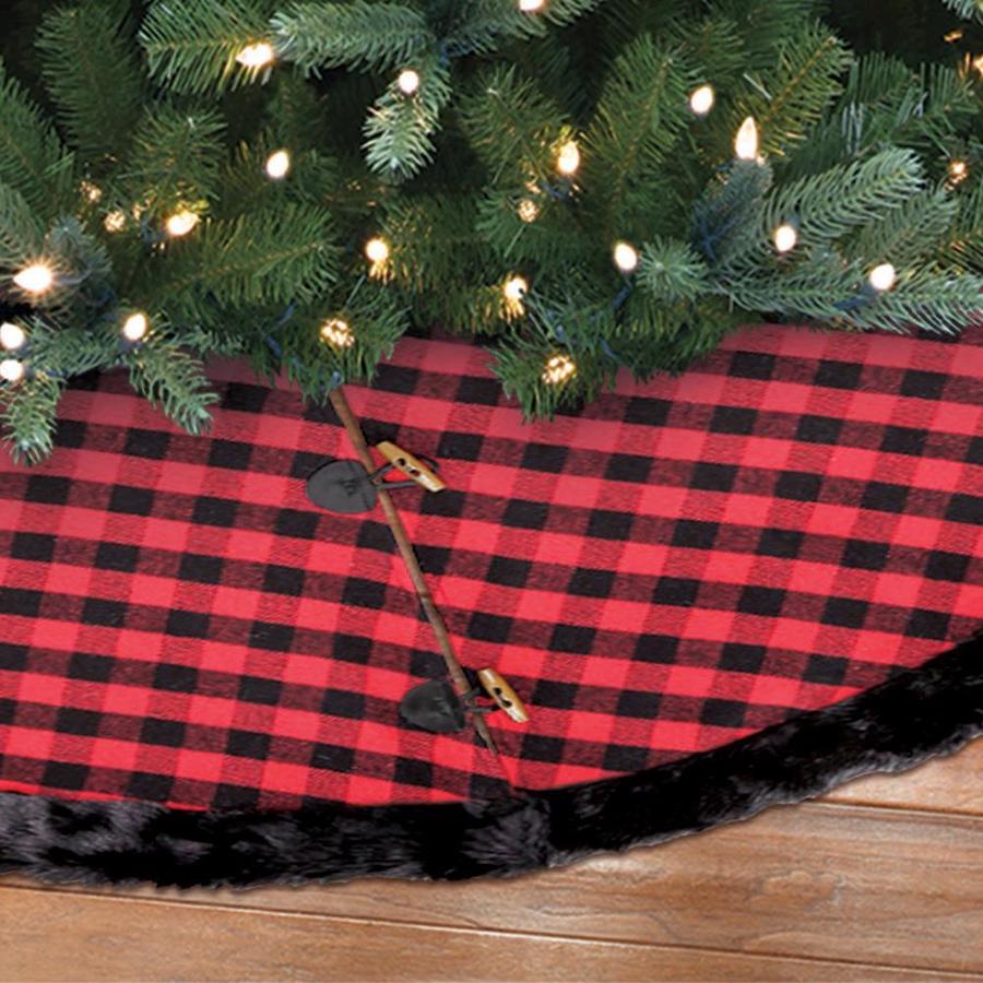 Holiday Living 48-in Multiple Colors/Finishes Christmas Tree Skirt in ...