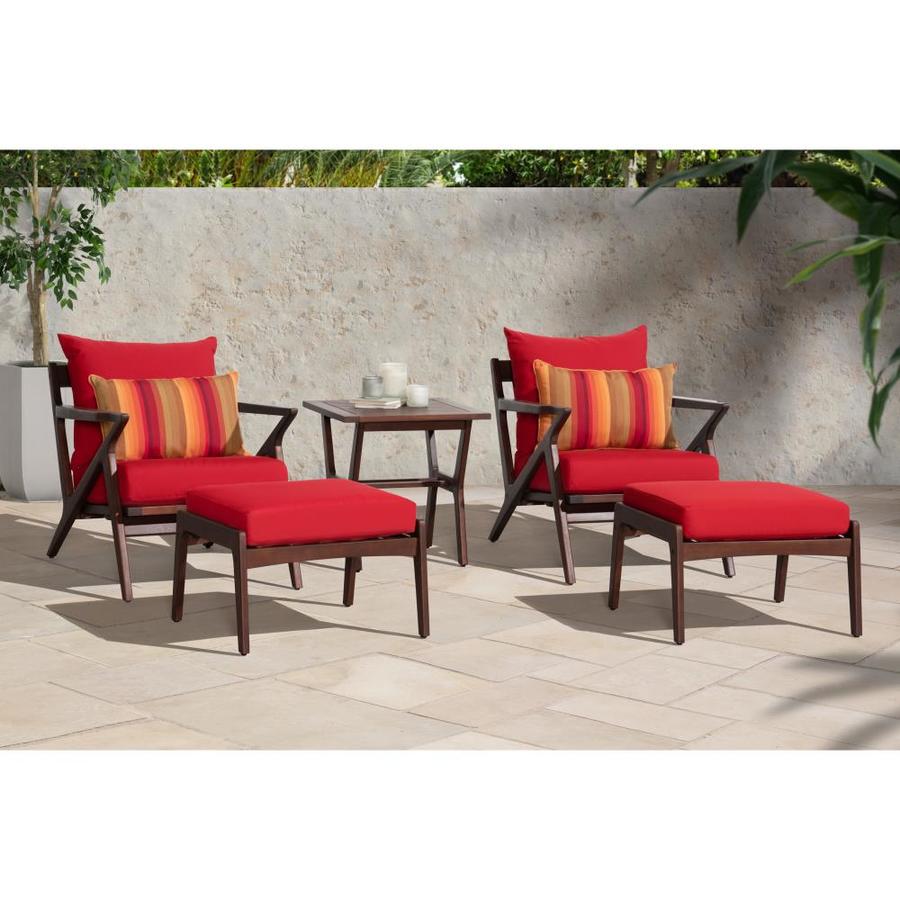 patio conversation set with umbrella