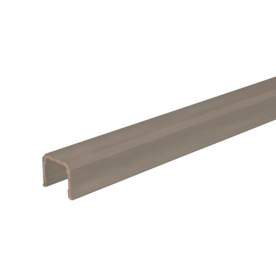 Timbertech Classic Composite Series 8 Ft Slate Gray Composite Drink Rail Top Rail In The Deck 6492