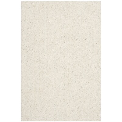 Safavieh Popcorn Shag 4 x 6 Ivory Indoor Solid Handcrafted Area Rug Safavieh Popcorn Shag 4 x 6 Ivory Indoor Solid Handcrafted Area Rug