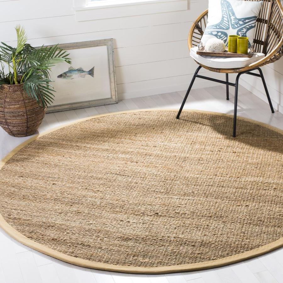 Safavieh Natural Fiber Trinidad Natural Round Indoor Handcrafted