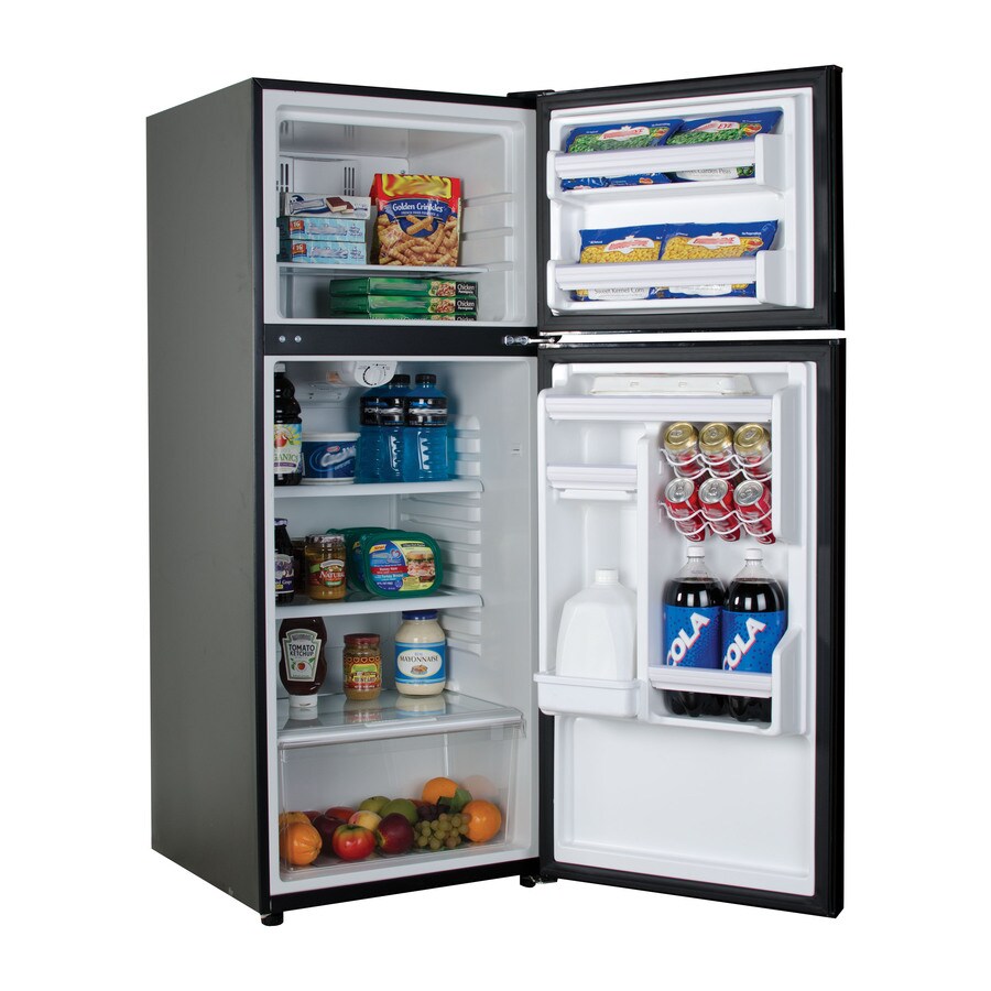 Haier 10.1cu ft TopFreezer Refrigerator (Stainless Steel) at