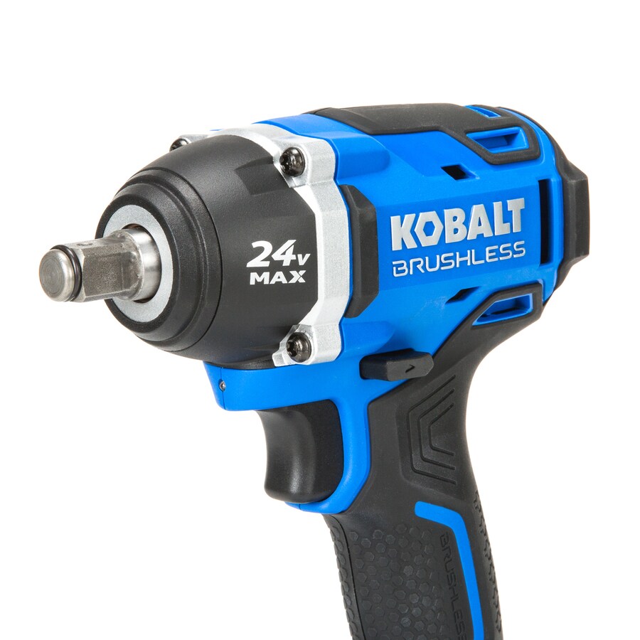 Kobalt 24 Volt Max 1 2 In Drive Cordless Impact Wrench In The Cordless