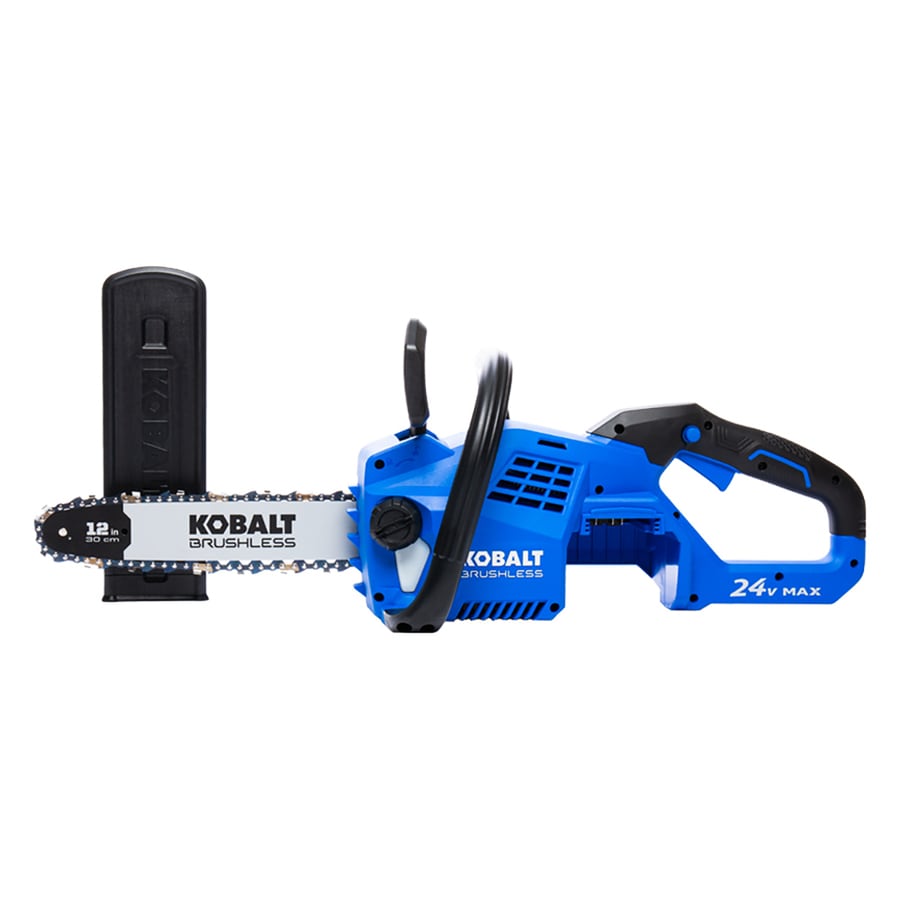 Kobalt 24 Volt Lithium Ion 12 In Cordless Electric Chainsaw Bare Tool