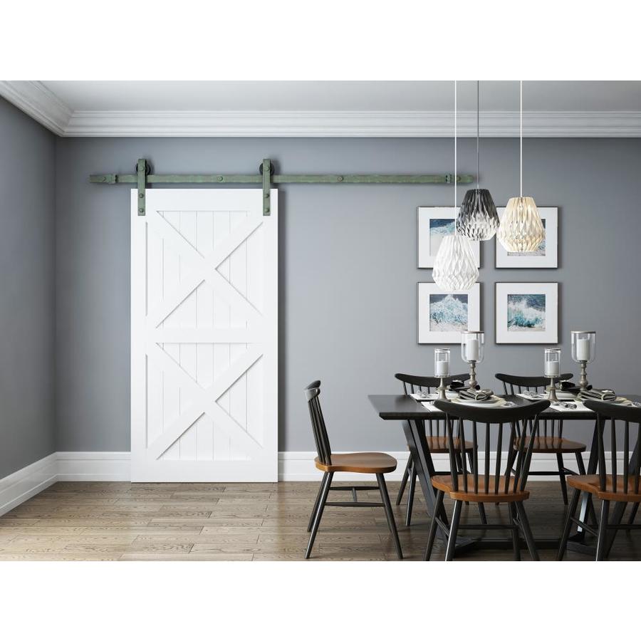 Delaney Hardware 96in Bronze Interior Standard Barn Door Kit in the
