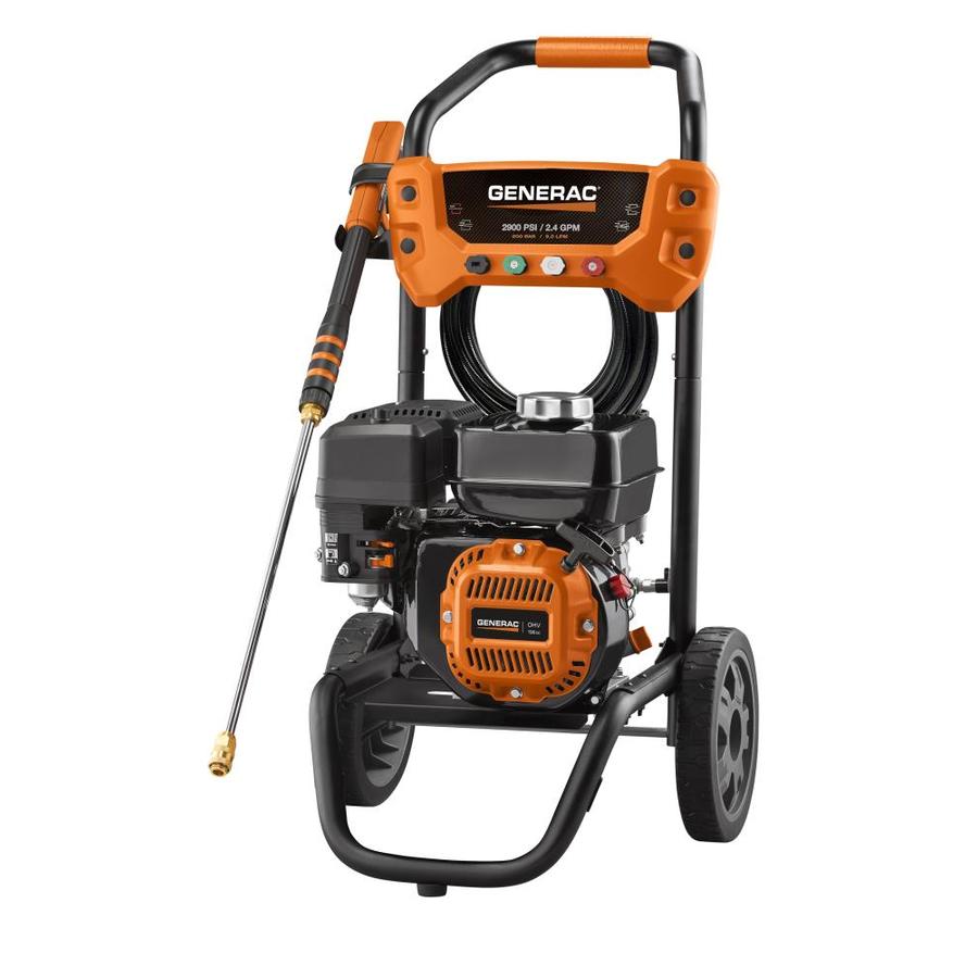 Generac 2900-PSI Residential Pressure Washer 2900-PSI 2.4-GPM Cold ...