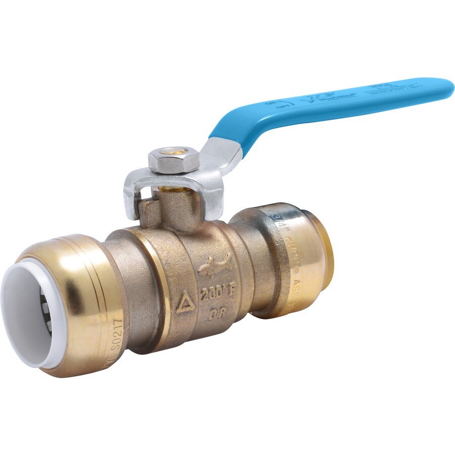 SharkBite Brass 3/4in PushtoConnect Ball Valve in the Ball Valves